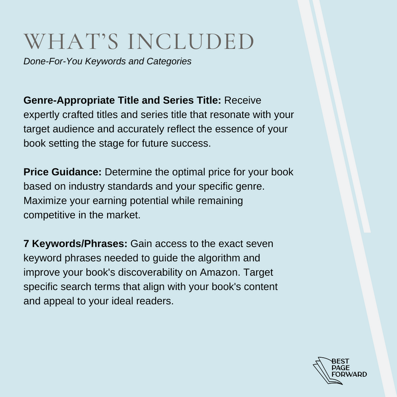 Done-For-You Keywords and Categories